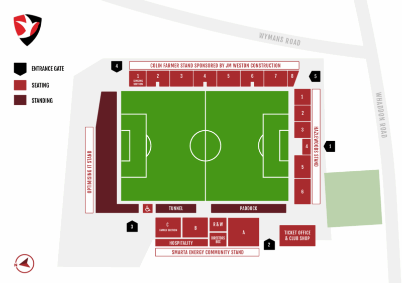 Stadium map