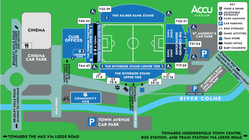 Stadium map