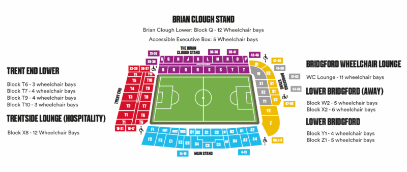 Stadium map