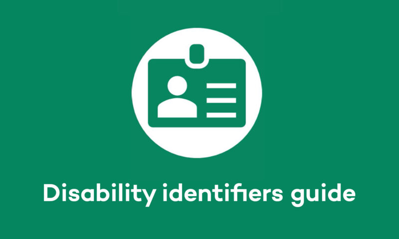 Disability Identifiers Guide Update - Level Playing Field