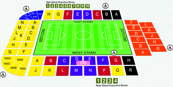 Stadium map