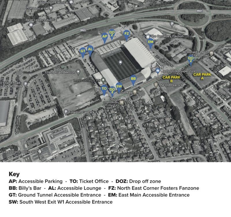 Stadium map