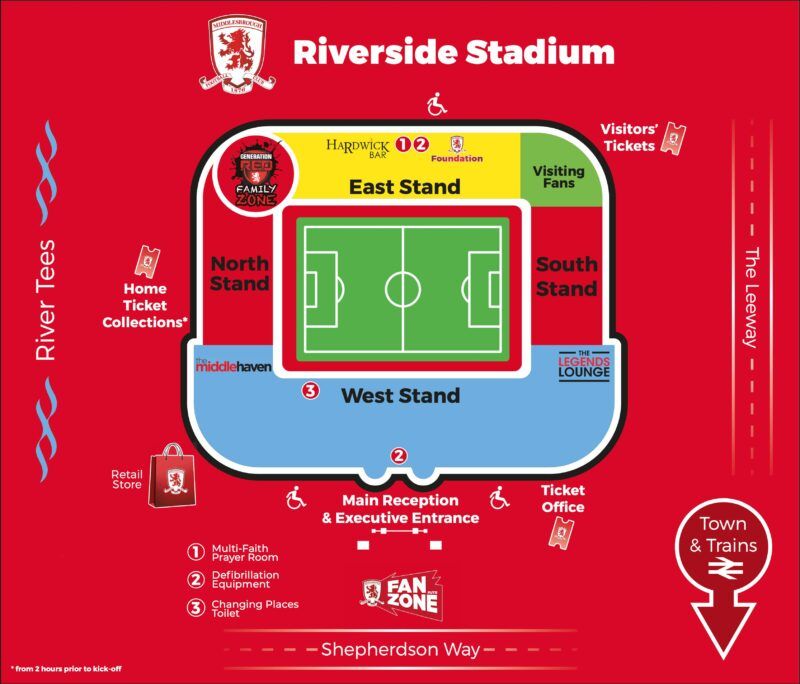 Stadium map