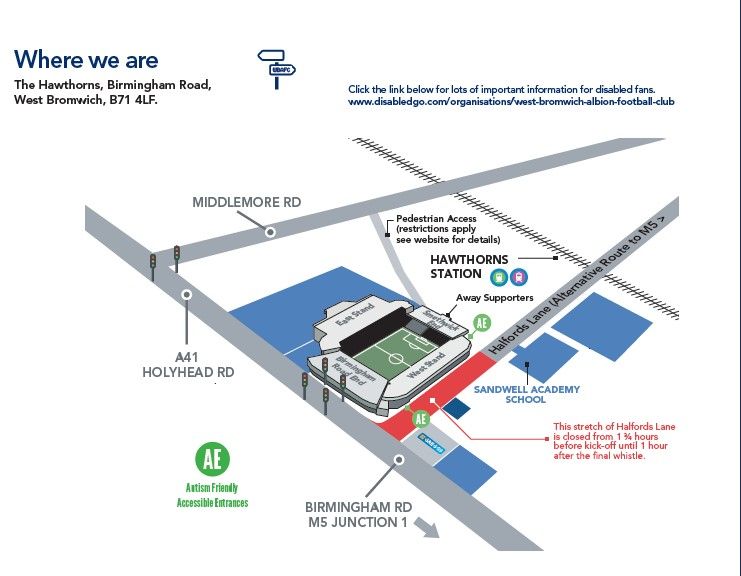 Stadium map