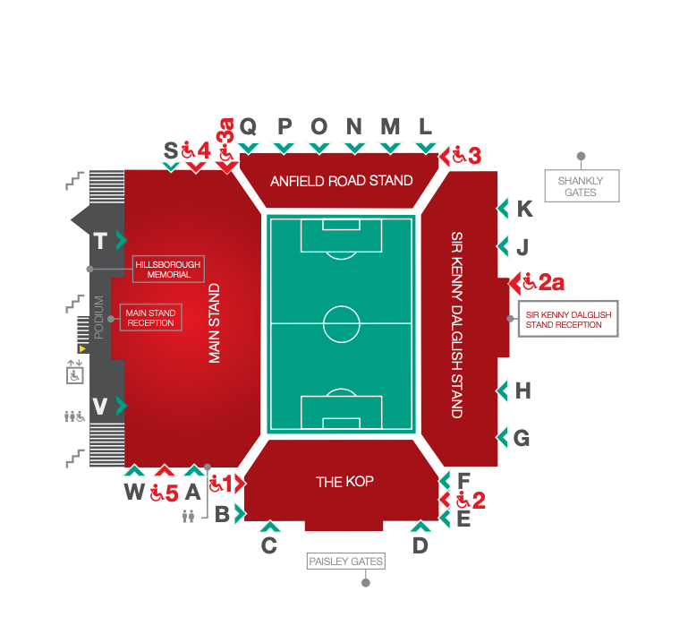 Stadium map