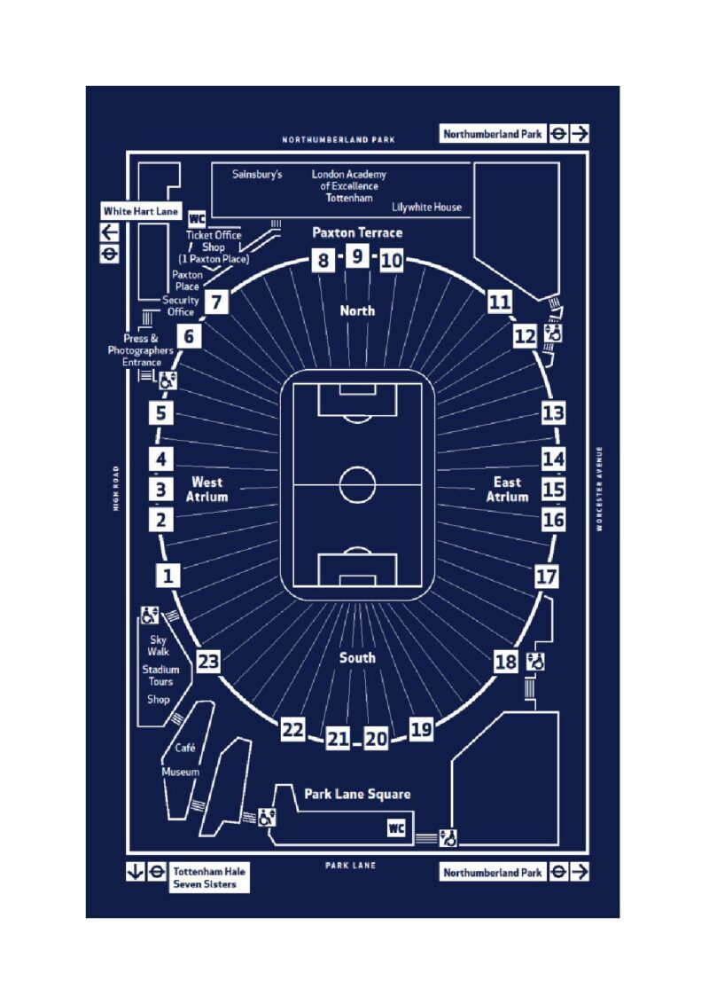 Stadium map