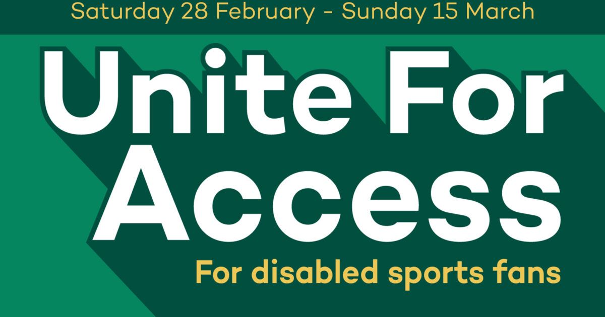 Level Playing Field's Unite For Access campaign promotional graphic